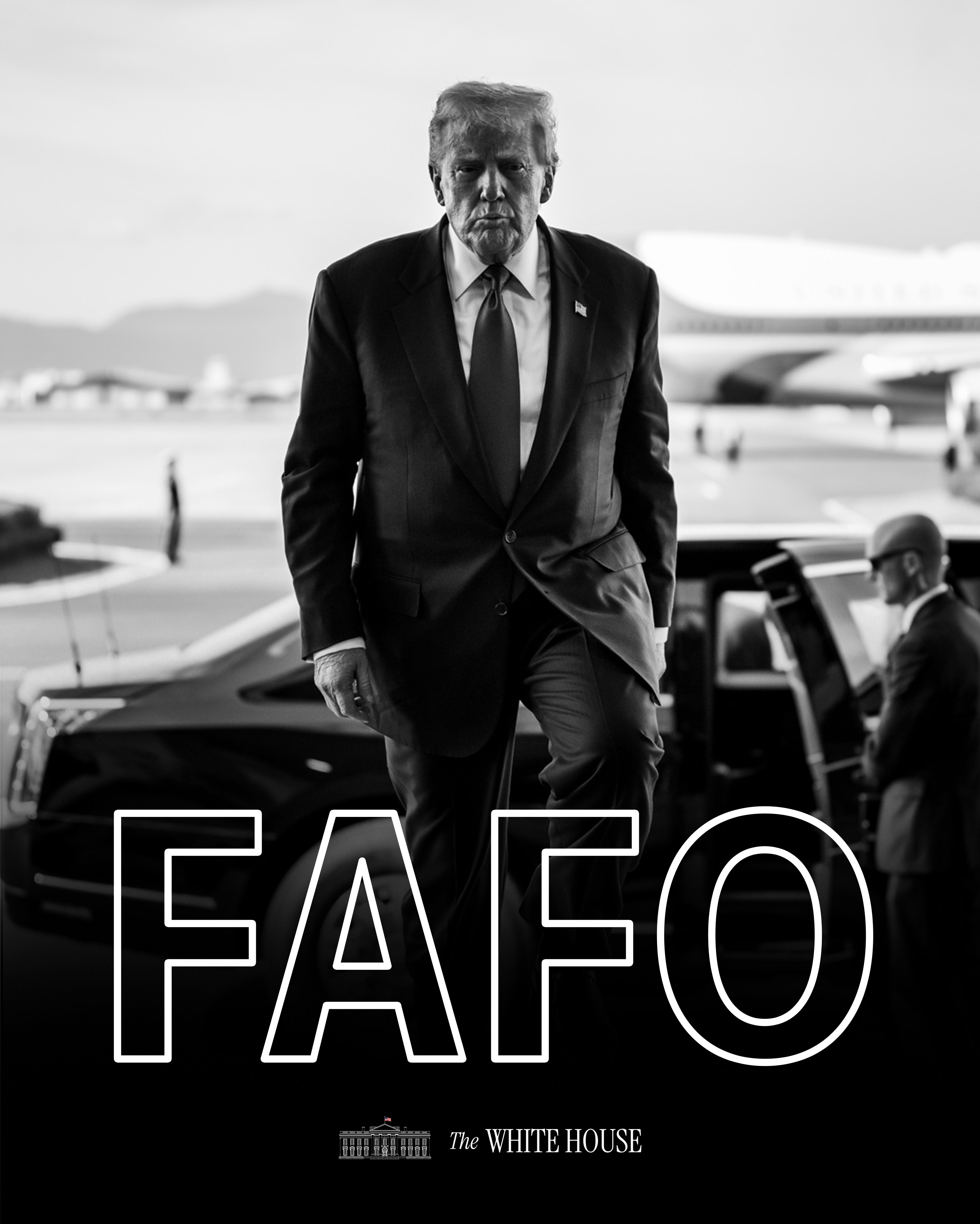白宮在 X 發表 川普 FAFO 的照片 - 2026 - Tsung's Blog